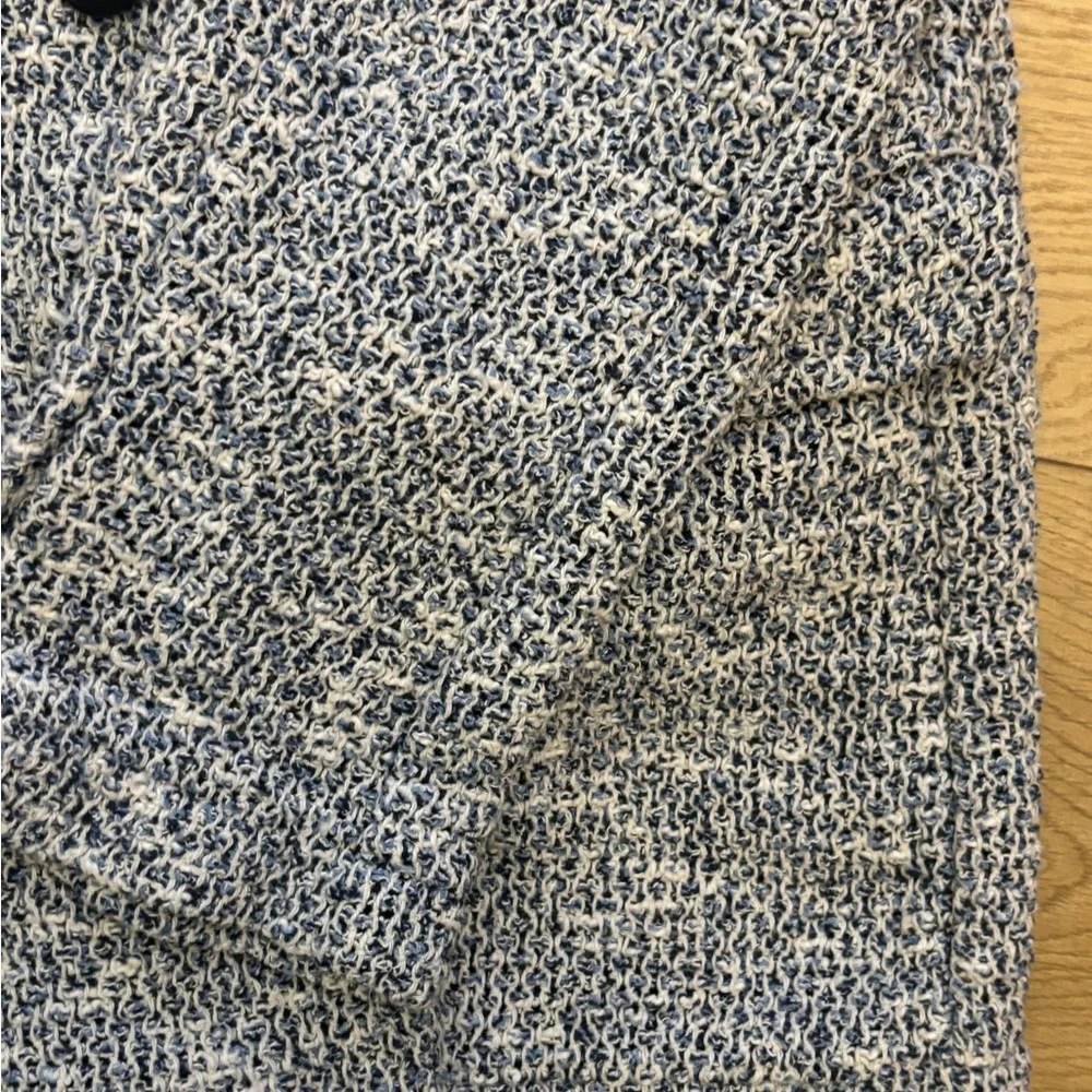 Zara Oversized Preppy Blazer Navy and White Blazer Classic Academia